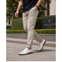 Pantofi barbati casual de vara cu perforatii - Corsa Piele Naturala Alb GKR506A